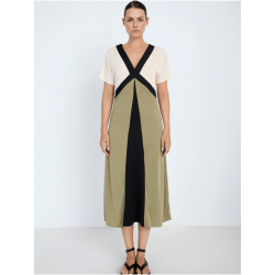 Vestido SKATIE modal tricolor