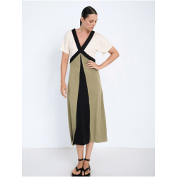 Vestido SKATIE modal tricolor