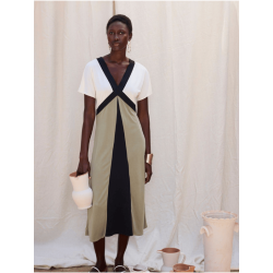 Vestido SKATIE modal tricolor