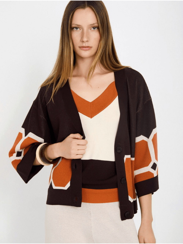 Chaqueta SKATIE punto jacquard