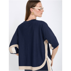 Chaqueta SKATIE punto metalizado