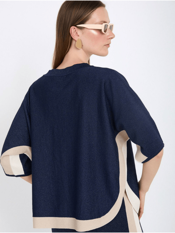 Chaqueta SKATIE punto metalizado