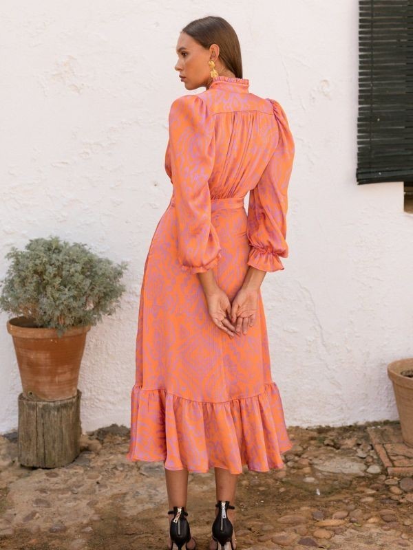 Vestido Stella naranja