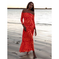 Vestido Alondra naranja