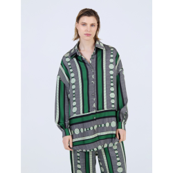 Camisa SKATIE satén estampada