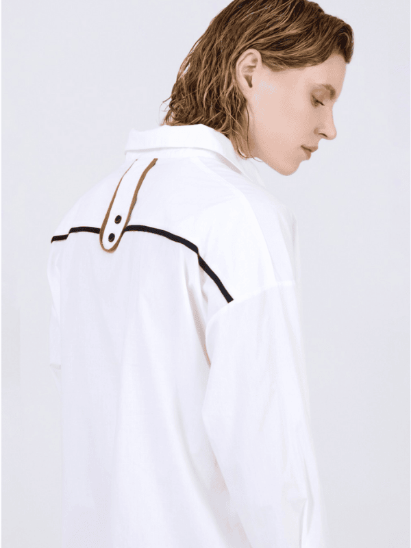 Camisa SKATIE popelín jacquard