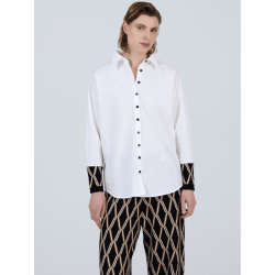 Camisa SKATIE popelín jacquard