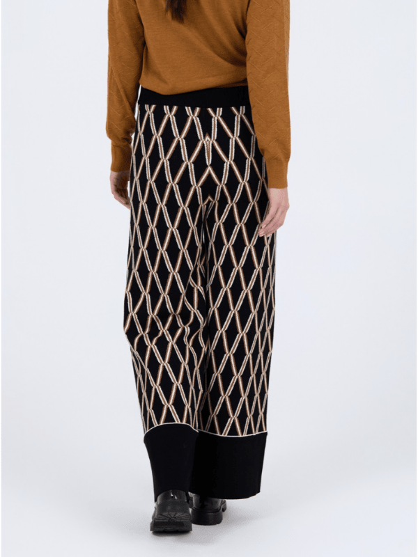 Pantalón SKATIE jacquard geométrico