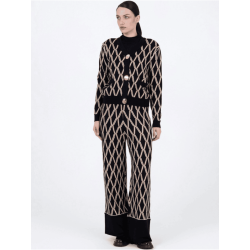 Cárdigan SKATIE jacquard geométrico