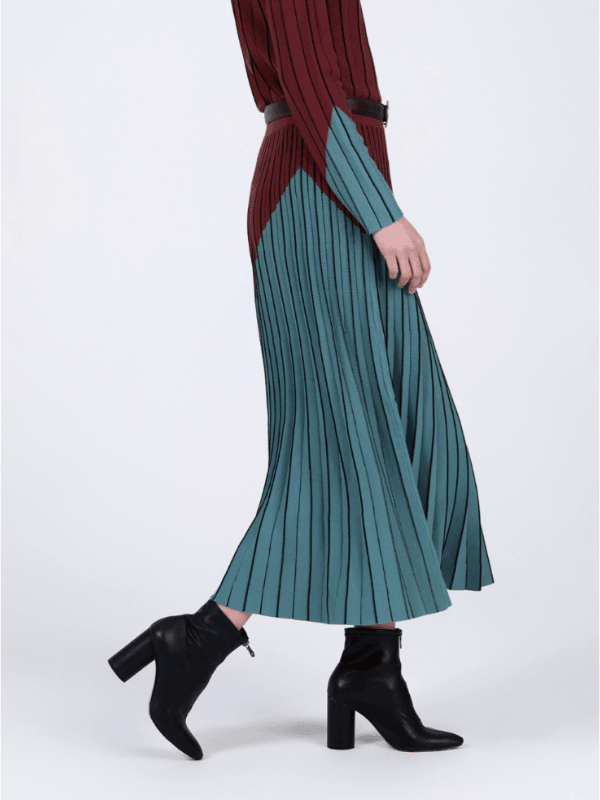 Falda SKATIE punto bicolor