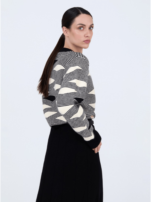 Jersey SKATIE intarsia ondas