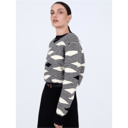 Jersey SKATIE intarsia ondas