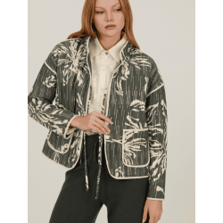 Chaqueta MEISIE estampada guateada