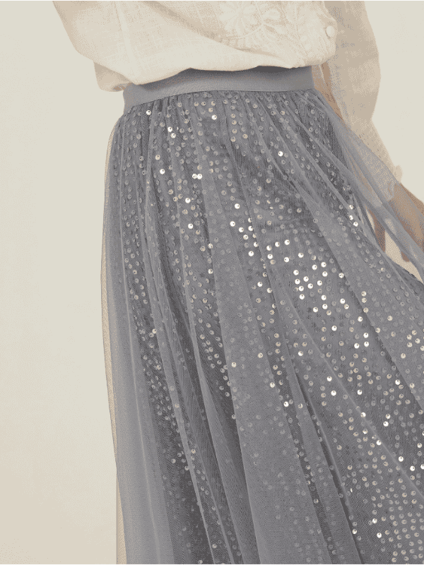 Falda MEISE tul y lentejuelas