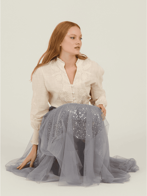 Falda MEISE tul y lentejuelas