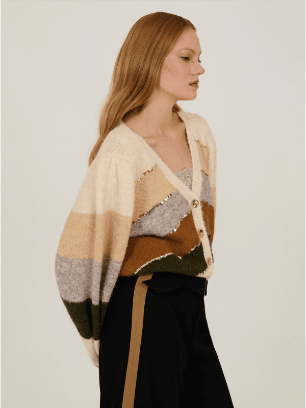 Cardigan MEISIE con lentejuelas