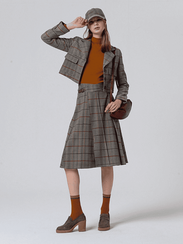 Falda SURKANA de cuadros