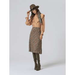 Camisa SURKANA cuello plisado