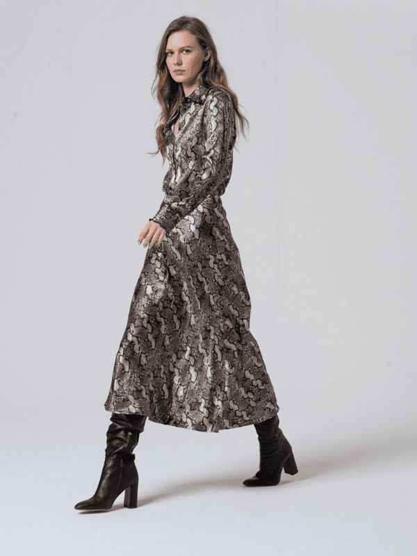 Falda SURKANA midi animal print