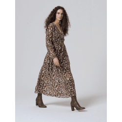 Vestido SURKANA largo leopardo