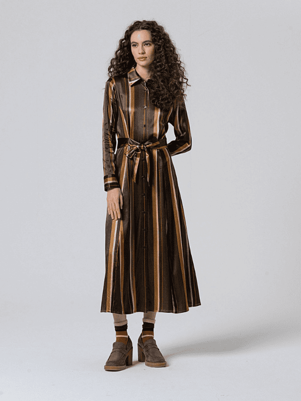 Vestido SURKANA camisero rayas