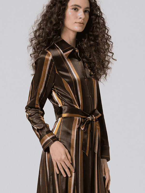 Vestido SURKANA camisero rayas