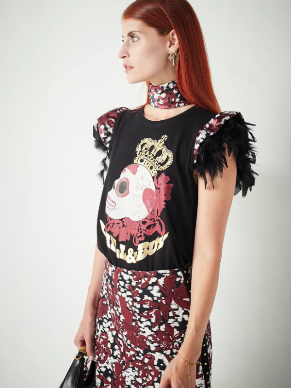 Camiseta CHILL&BUY minivolante skull