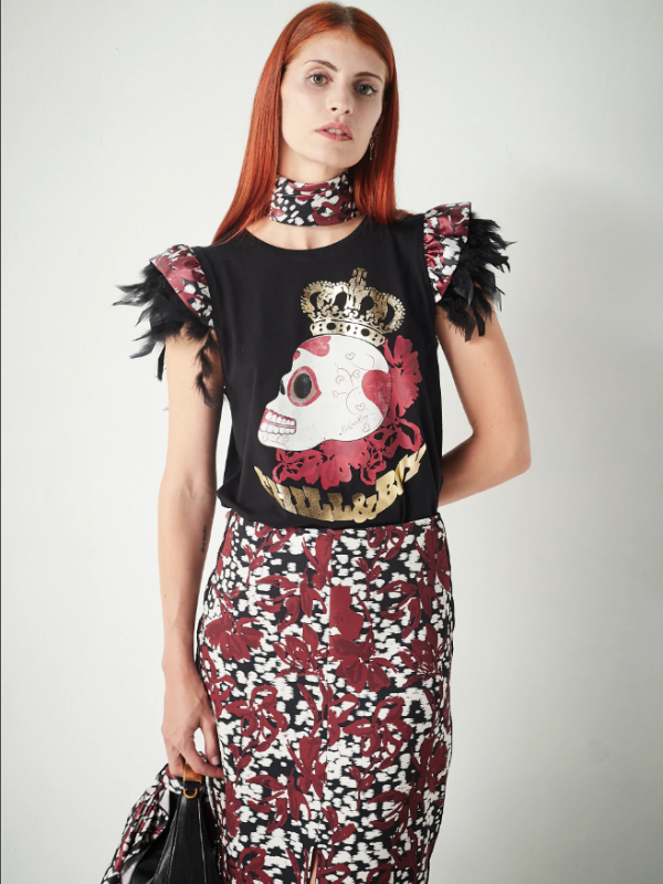 Camiseta CHILL&BUY minivolante skull