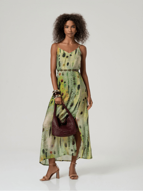 Vestido SURKANA largo estampado