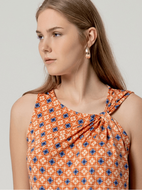 Vestido SURKANA corto naranja